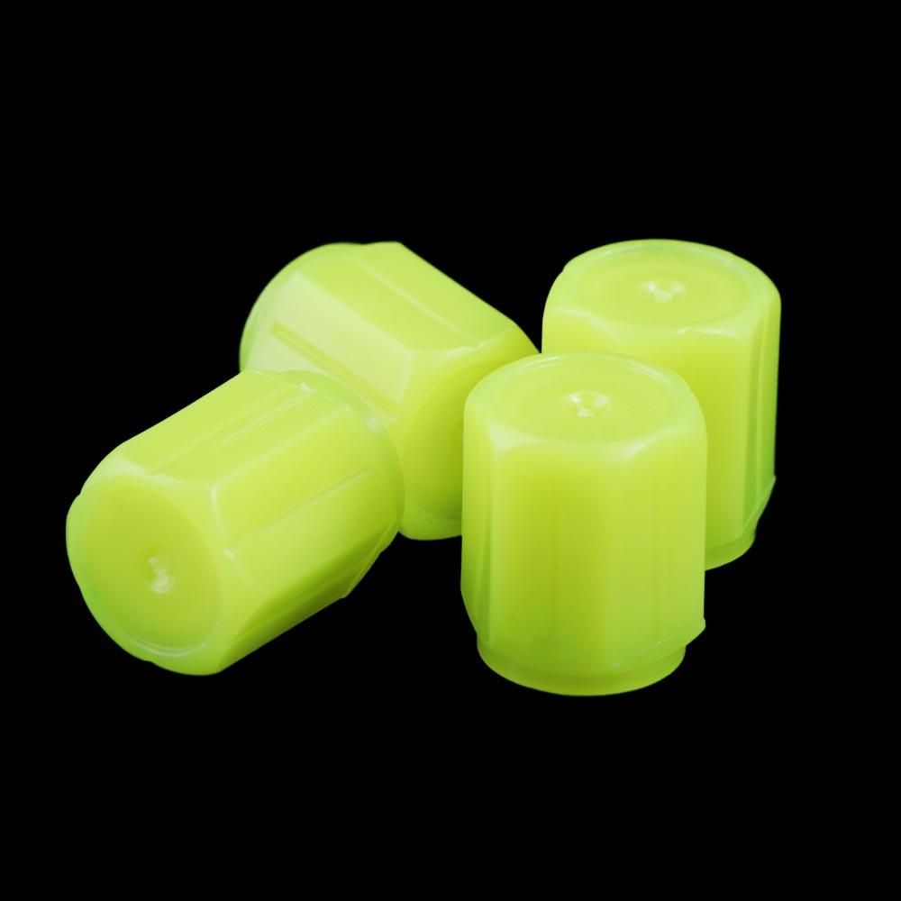 Autoteile Kunststoff Reifenventilkappen Ventilkappen Leuchtende Ventilkappen Ventilschaft Luftventilkappen