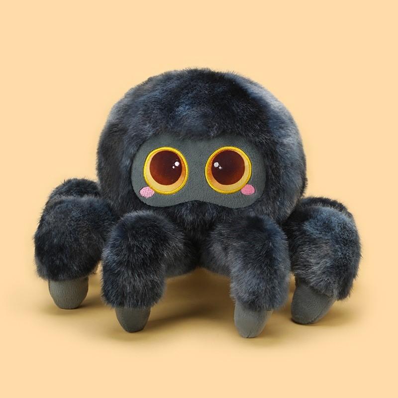 

Halloween Large Eyes Spider Plush Figurine Toy Party Decor Gift Collectable