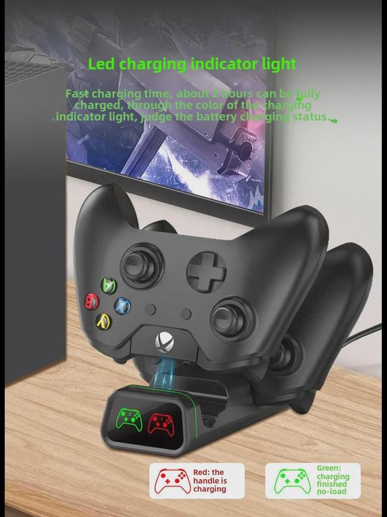 Xbox Series S/X & One S/X Controller Dual Charger with LED