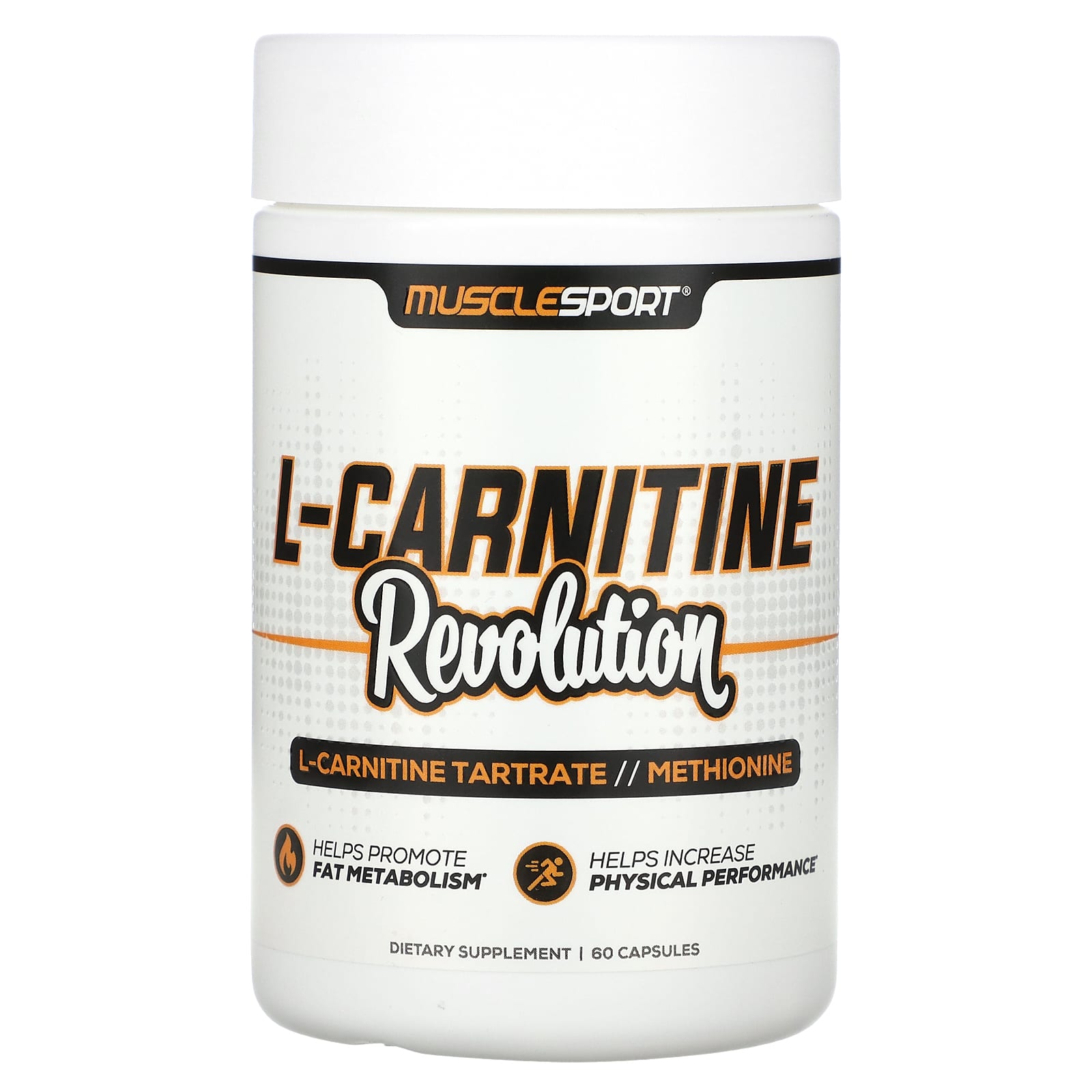 

MuscleSport, L-carnitine, Revolution, 60 capsules