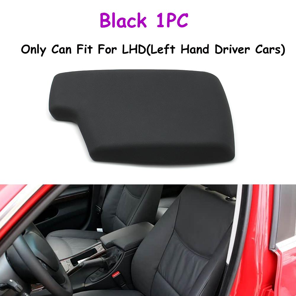 

LHD E90 E91 E92 E93 Car Center Console Storage Case Armrest Box Protective Cover Trim For BMW 3 Series 51167137552 51167137554 Black 1PC