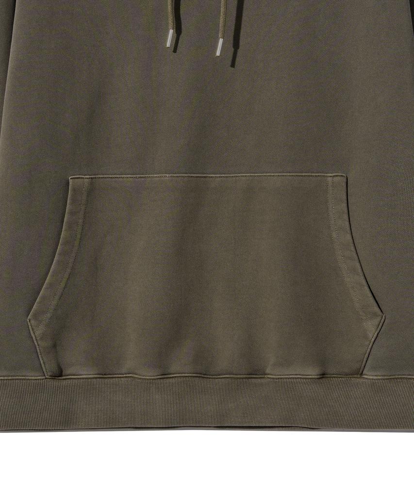 GAKKAI UNIONS Ethnic Sleeve Pigment Hoodie Khaki Mocha