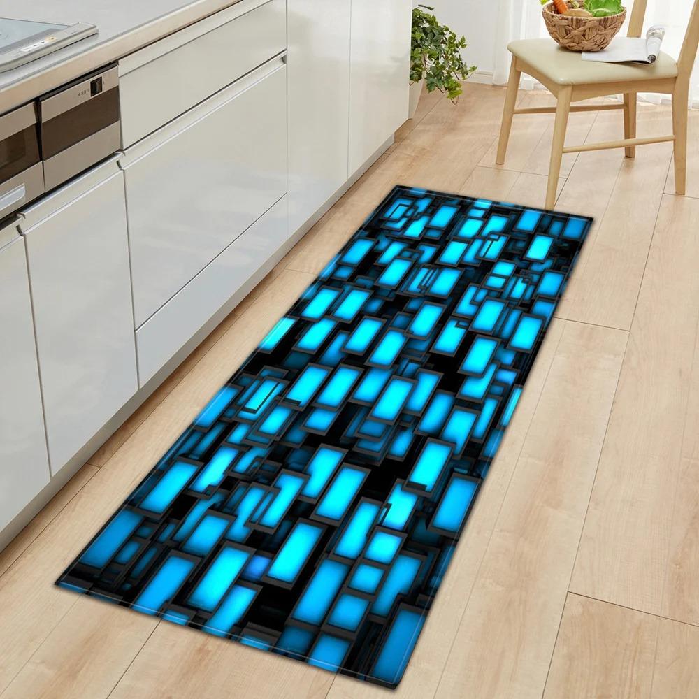 Geometric Creative Printing Home Kitchen Floor Mats Door Front Decoration Floor Mats