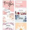 10-30Pcs Superior-Grade 9Cm*54Cm Pink Premium-Quality Flowers Superior-Grade Thank Premium-Quality You Superior-Grade Cards First-Class For