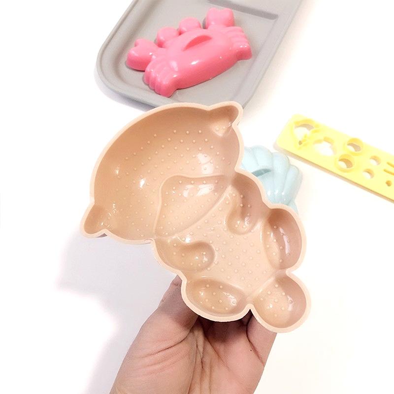 4Pcs Diy Sandwich Rice Ball Mold Cartoon Marine Animals Sushi Mold Kitchen Gadgets Baby Kids Breakfast Sushi Bento Accessories