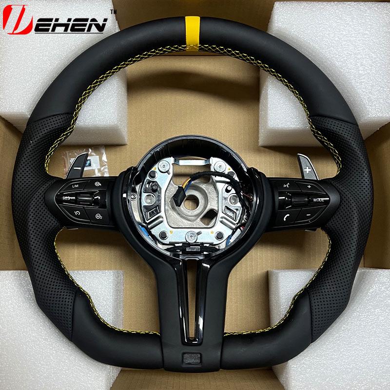 Compatible Steering Wheel Cover for BMW Models: X1 To X6, M3, M5, F10, F15, F30, X3, E70, E60, E90