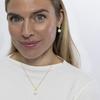 Collier Luxenter en argent 925 et Padparadscha fini en or jaune 18k - Ihri