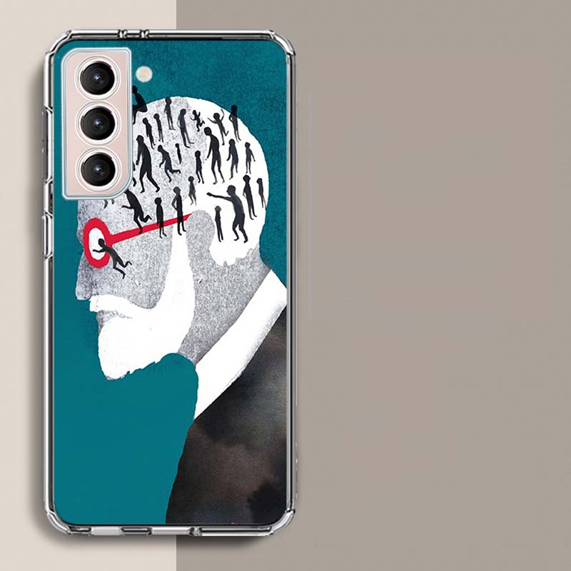 Sigmund Freud Founder of psychoanalysis Phone Case For Samsung A17 A56 A36 A26 A16 A55 A35 A25 A15 A05S Galaxy A71 A51 A41 A31 A