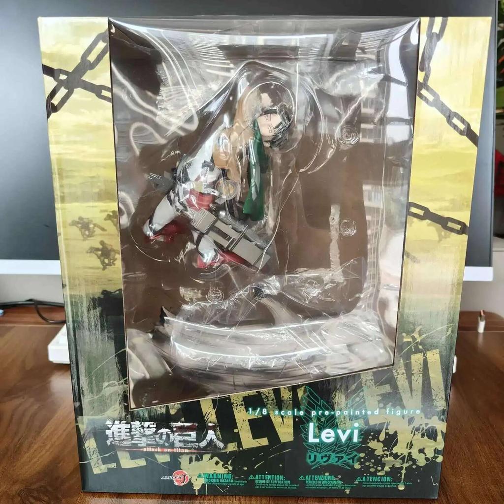28cm Anime Attack On Titan Levi Renewal 1/8 Scale Action Figure Toys Collection Pvc Model Doll Gift