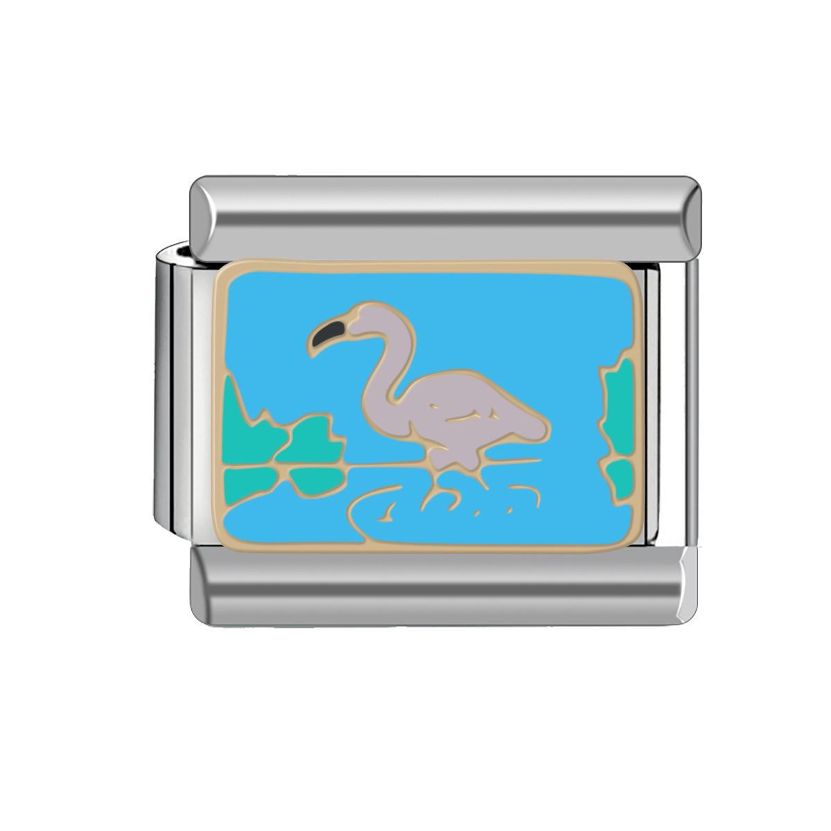 

9MM Нержавеющая сталь DIY Модульный браслет - Летняя мода 2300294