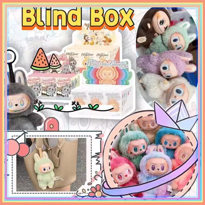 The Blind Box Have A Seat Series Pendant Plush Doll Mystery Box Toys Cute Action Figure Pendent Ornament Birthday Gift for Kids