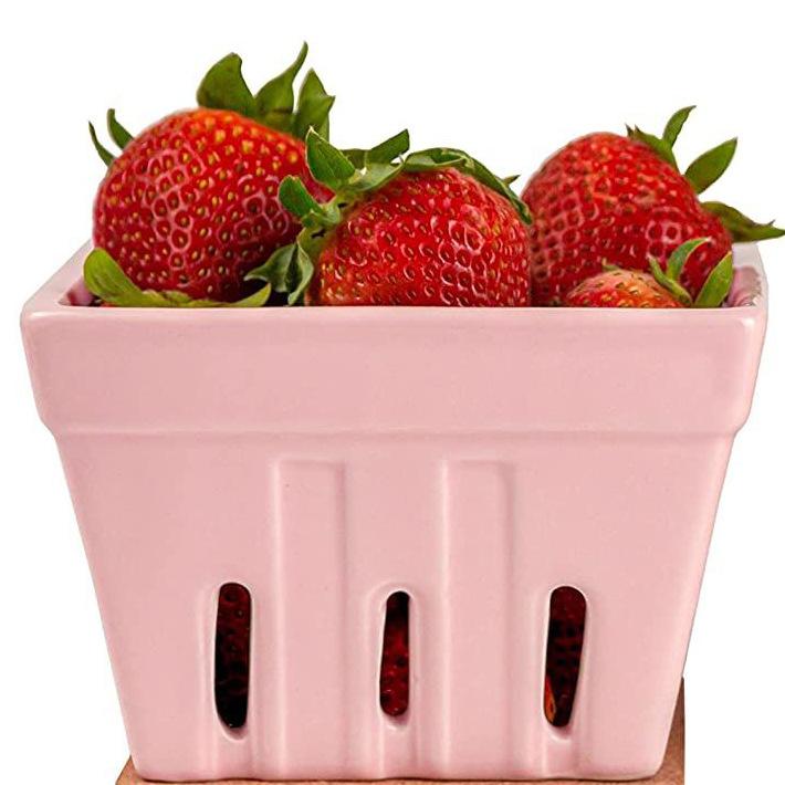 

Ceramic Fruit Plate Modern Simplicity Solid Color Hollow Out Household Tableware Snacks Apples Oranges Plates Kitchen Supplies сірий