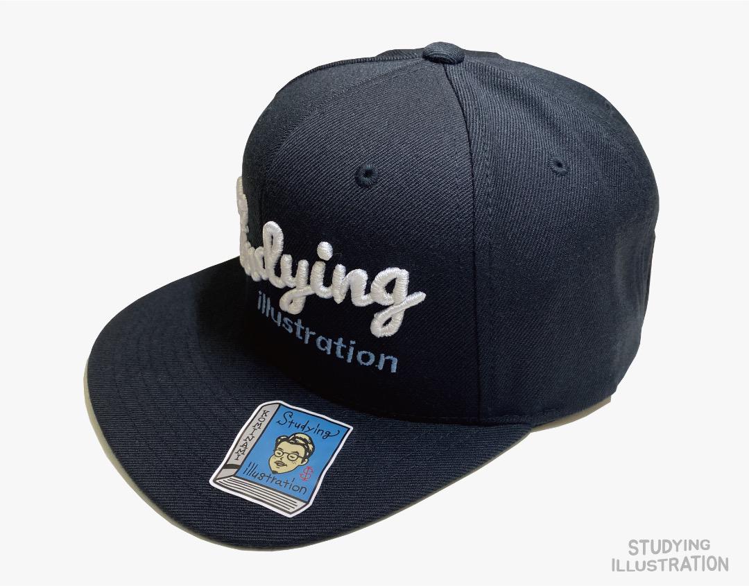

[USED] Studying illustration baseball cap black