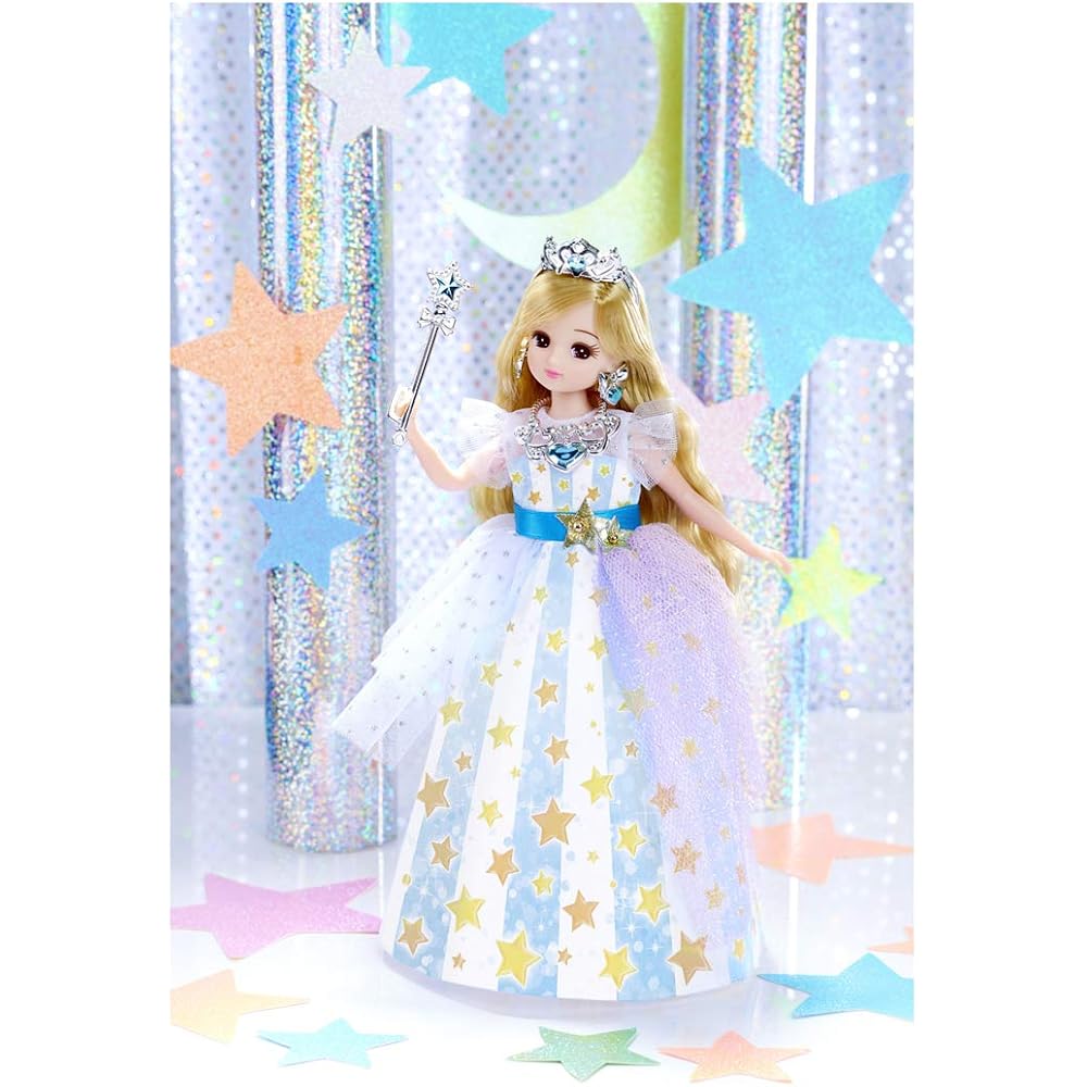 Licca-chan Doll LD-04 Twinkle Star Collectible Toy with Dress and Accessories