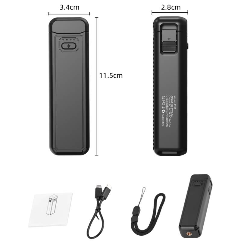 

Для DJI Osmo Pocket 3 Портативный ручной повербанк TYPE-C Быстрая зарядка Рукоятка Легкий Аккумулятор для спортивной камеры Рукоятка для руки