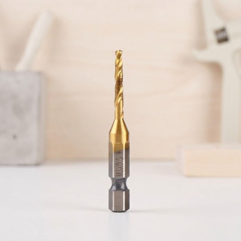 

HSS4341 Tap Bit M3 M4 M5 M6 M8 M10 Spiral Flute Tap Drill Bit for Wood Plastic Aluminum Alloy Hand Tools Taps and Dies Set