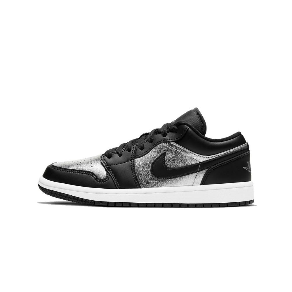 Nike Air Jordan 1 Low SE Black Metallic Silver