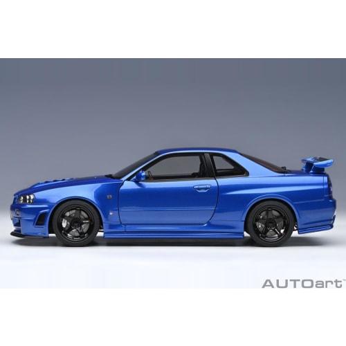 AUTOart 1/18 Scale Nismo R34 GT-R Z-tune Bayside Blue Finished Product