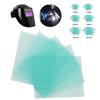 UK 10 Packs Clear PC Welding Protective Cover Lens Plate For Welding Helmet Mask