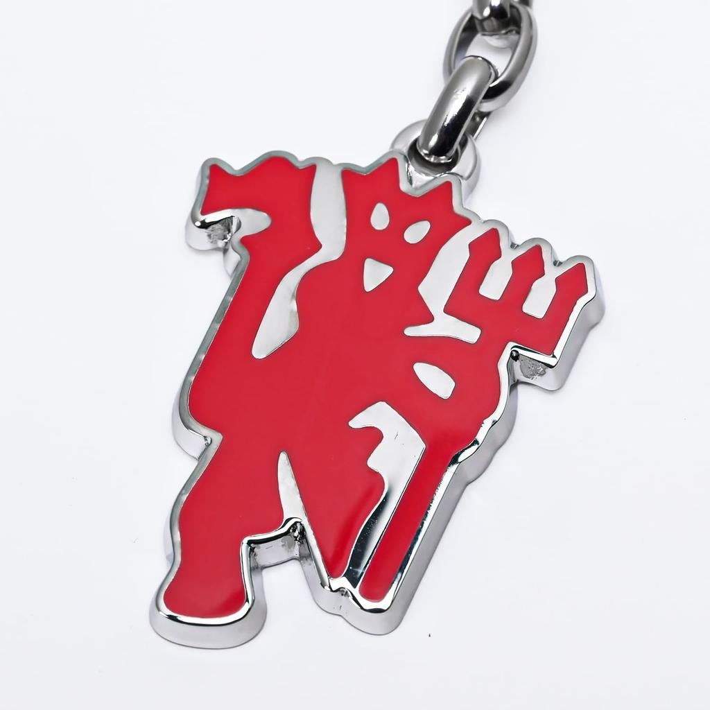 Paul Smith Devil Keyring Keychain for Silver and KEYR NMUDEV Made In the UK and Italy Men, Red, 25, [Product Code]