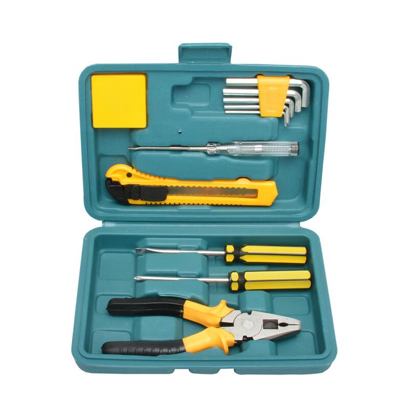 Beiyou 12-Piece Home Repair Tool Kit CN plug (adapter included)
