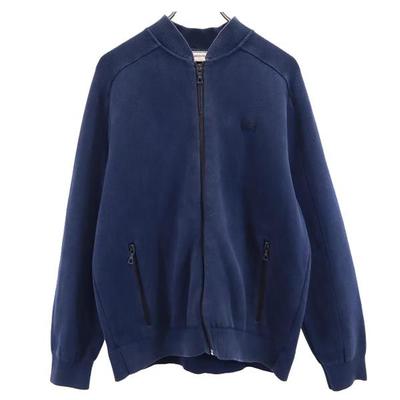 Sweat Jacket US L Navy Blouson Men's Used