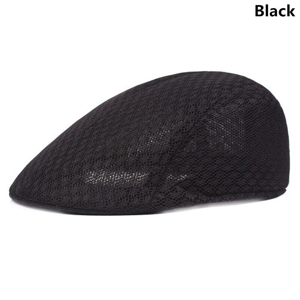 Fashion Adjustable Mesh Breathable Beret Hat Sun Hat Peaked Cap