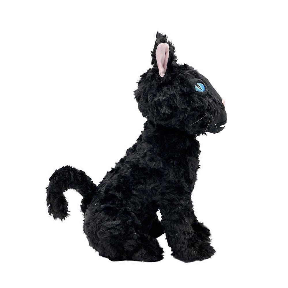 11.8" Coraline Katze Plüschtier, Die Schwarze Katze Plüsch Stofftier Kissen Puppe Katzenspielzeug Plüschtiere Geschenk für Fans Jungen Mädchen