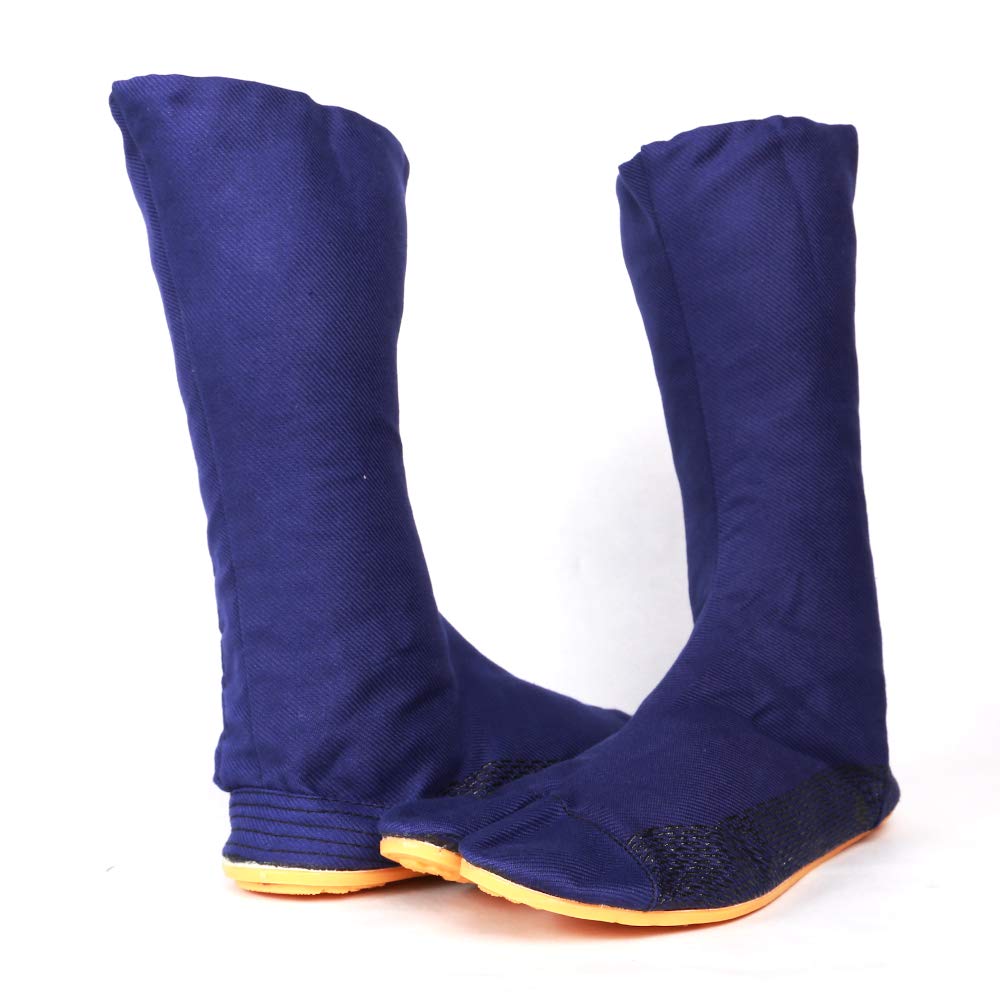 Co-cos Nobuoka Power Underground Work Tabi, Sewn-in Type, 12-Piece Kohaze, for High-Altitude Work, Navy, 24.5 Cm