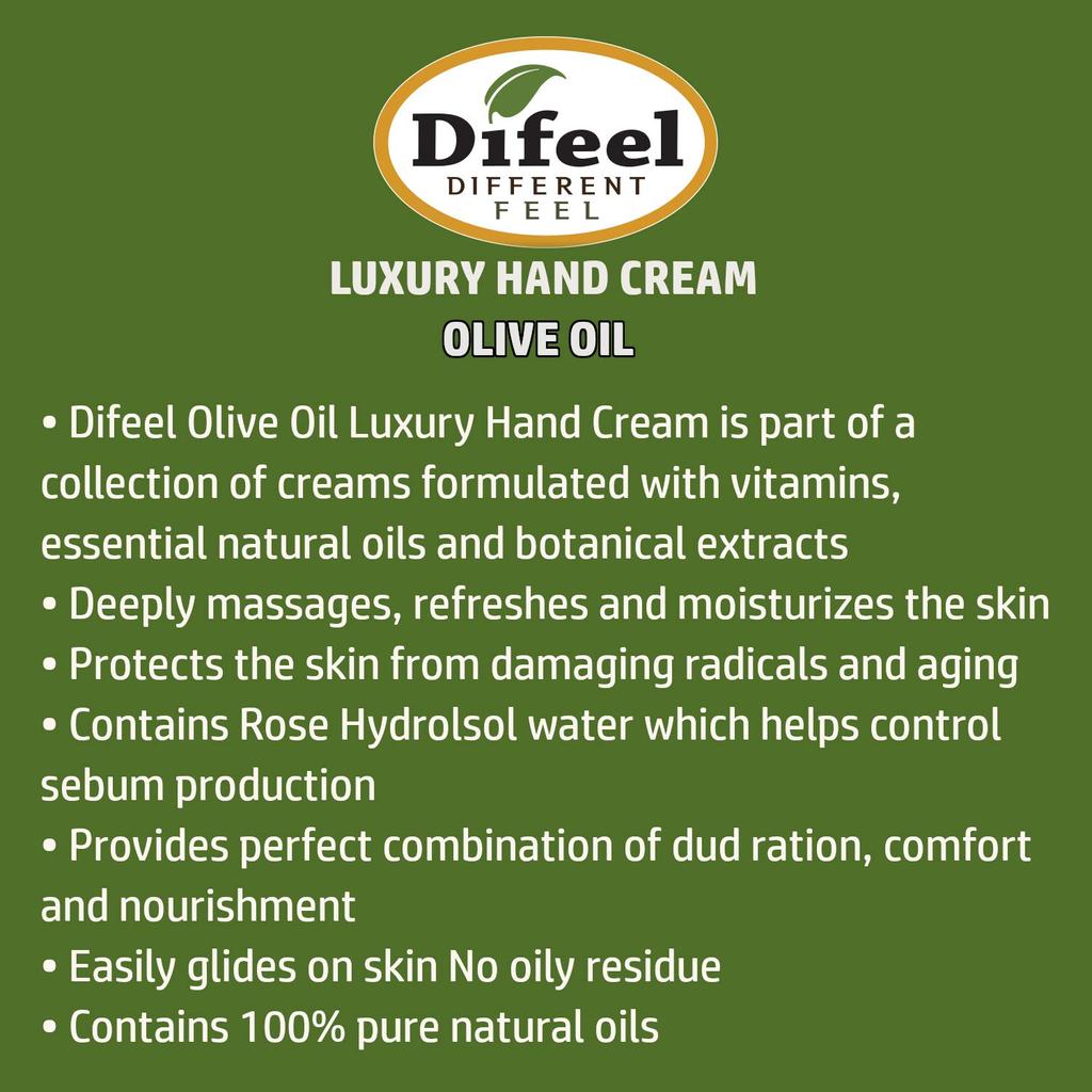 Difeel Olive Natural Hand Cream 40g OLIVE 15OLI New York Imported [Regular Product]