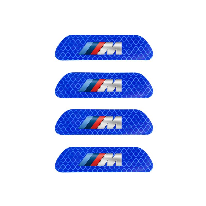 Car Reflective Door Sticker Safety Opening Warning Reflector Tape Decal For BMW X1 X2 X3 X5 X4 X6 X7 iX3 F20 F10 F07 E70 E46 E90
