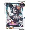 Creative Diamond Painting Kit for Adults DIY Witch Skeleton Rhinestone Picture Canvas for Leisure Craft Wall Art and Gift Making Fun Set