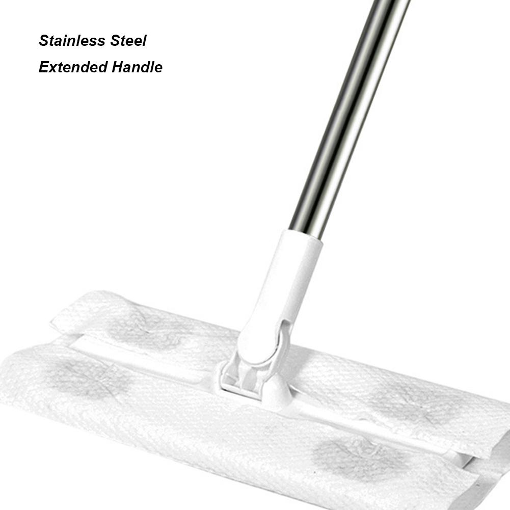 360 Degree Rotation Dust Mop With Disposable Mop Pad Cleaning Mop Sweeper Static For Hardwood Laminate Tile Floor Cleaning