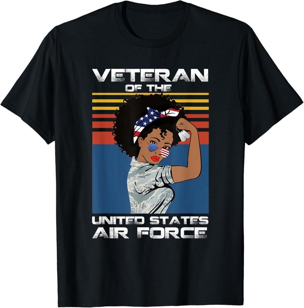 NEW Female Veteran Of The United States Air Force USAF Veteran T-Shirt S-3XL Unisex T-Shirt S