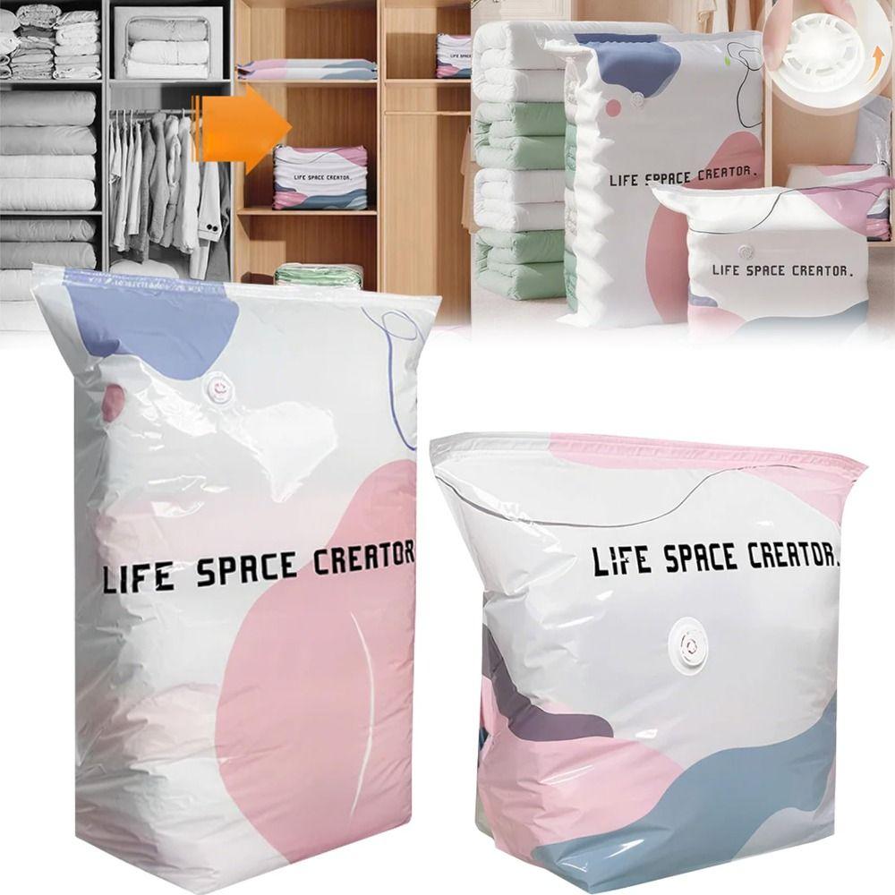 Space Saving Vacuum Storage Bags Cube Compression Storage Compression Bag Wardrobe Organizer