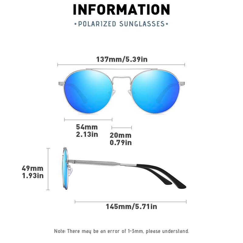 0 -0.50 -0.75 to -6.0 Night Vision Lenses Round Nearsighted Sun Glasses Polarised Metal Women Men Miopia Prescription Sun Glasses