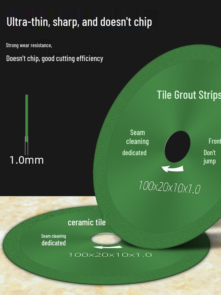 Ultradünne Diamant-Winkelschleifer: Fugenfüller, Schneidewerkzeug und Fliesenreinigungswerkzeug