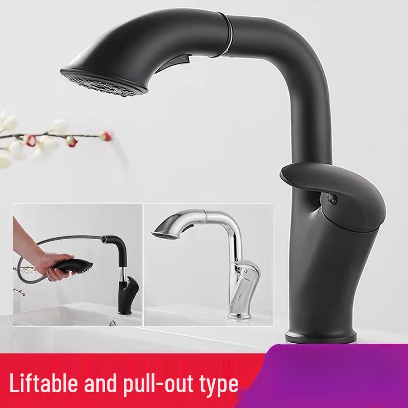 OEING Lift-Pull Bathroom Faucet Kitchen and Bathroom Faucets
