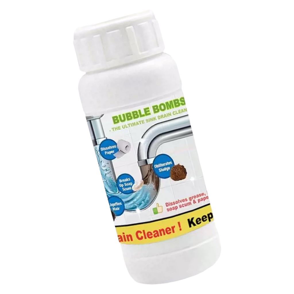 Drain Cleaner Powder for Kitchen and Bathroom Unblocking Pipe Odor Removal Non Corrosive Formula