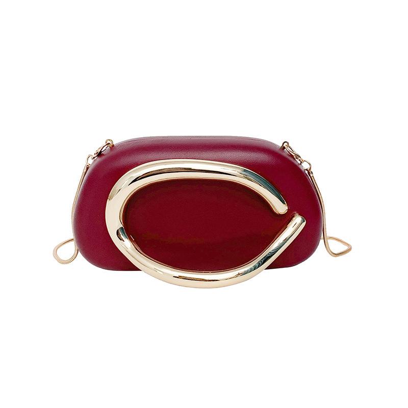 Personalized and Creative Small Bag Women's 2025 New European and American Fashion Niche Shoulder Bag Chain Crossbody Heterosexual Box Bag