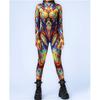 Zentai oblek Festivalový outfit Catsuit Přední zip Punk Rave Kombinéza Cosplay Body Morphsuit Párty Rave oblečení 2024