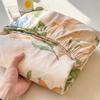 New Cotton Single Bed Cover A Fresh and Simple Country-style Floral Old Coarse Cloth Mattress Cover Bring Elastic Bedspreads