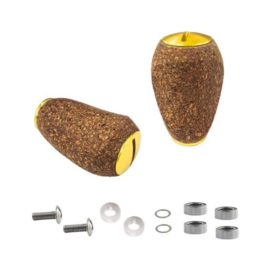 Для Shimano Для Daiwa SHIMANO DAIWA Пробковая Деревянная Рукоятка Рукоятка Power Handle Рукоятка Катушки для Приманки Рукоятка Рыболовной Катушки Запасной Винт с Подшипником YU324
