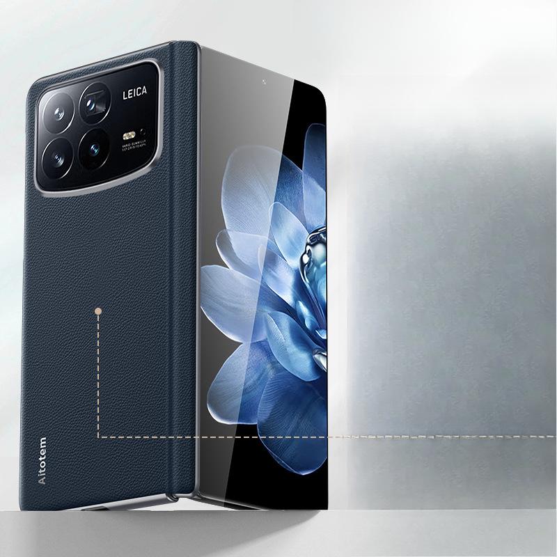 

Подходит для чехла для мобильного телефона Xiaomi MixFold4 Гальваническое покрытие Складной Бизнес Защита центрального вала петли Магнитная адсорбция Противоударный Кожаный чехол Xiaomi MixFold4