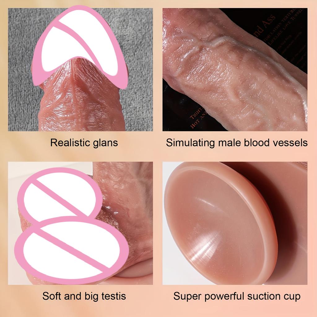 Super Realistic Dildo Waterproof Silicone Penis Adult Sex Toys Anal Vagina Masturbator Dildo with Suction Cup Cock Gode Massager