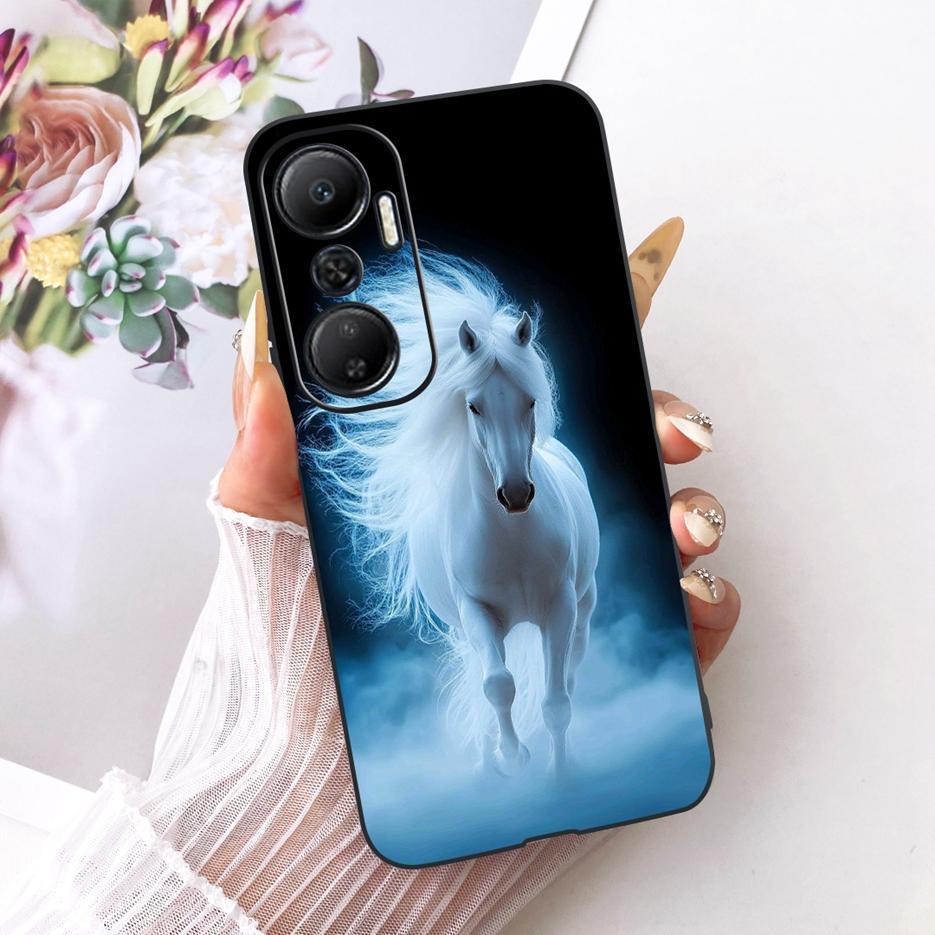 For Infinix Hot 20 Play 20i 20s Case Cute Lion Fashion Painted Cover Soft TPU Phone Case For Infinix Hot 20i 20S Hot20 5G Fundas