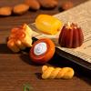 1pcs Kitchen Food Toy Simulation Kitchenware Play DIY Resin Emulated Chocolate Cake Bread Biscuit Tableware Decor Child Kid Toy