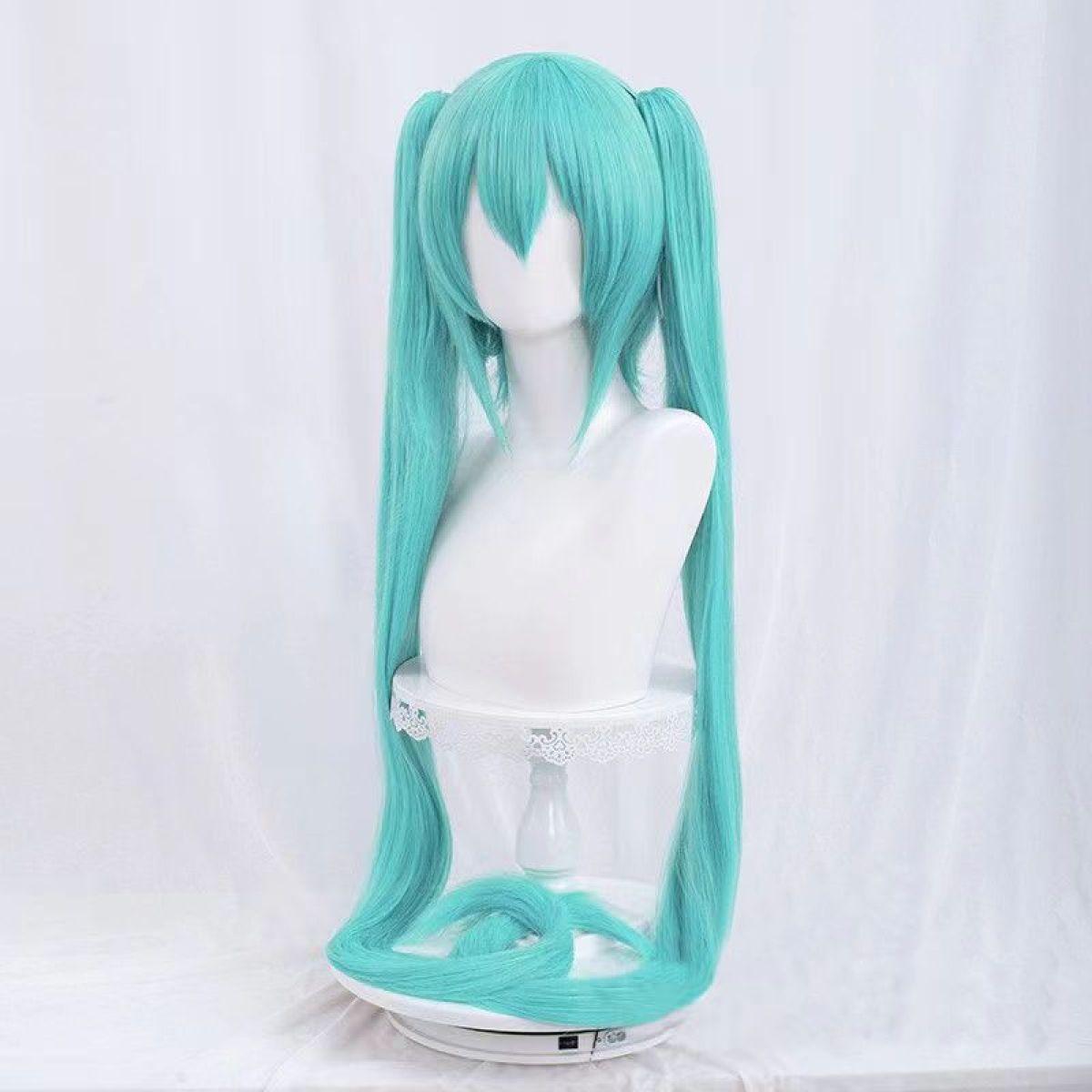 

Hatsune Miku Plum Blossom Senbonzakura двумерная имитация дышащая имитация шоу комиксов Cospaly парик 110cm зелёный