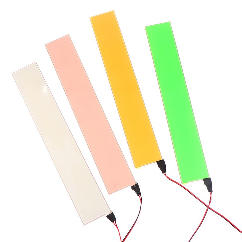 Flexibles EL-Lichtpanel Elektrolumineszente Hintergrundbeleuchtungsstreifenlampe für Zuhause, Auto, Party 30,3x5,3cm