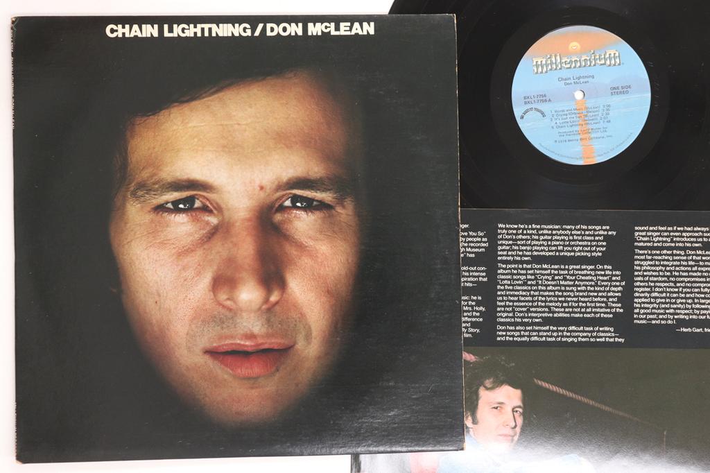 LP Schallplatte DON MCLEAN - Chain Lightning BXL17756 MILLENNIUM 1978 US Rock Gebraucht